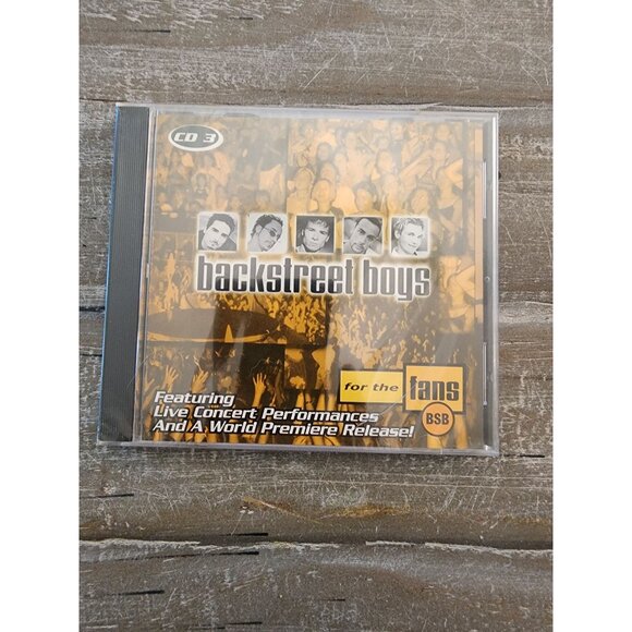 Backstreet Boys "For The Fans" CD 3 Live Concert Performances  New - Picture 1 of 7